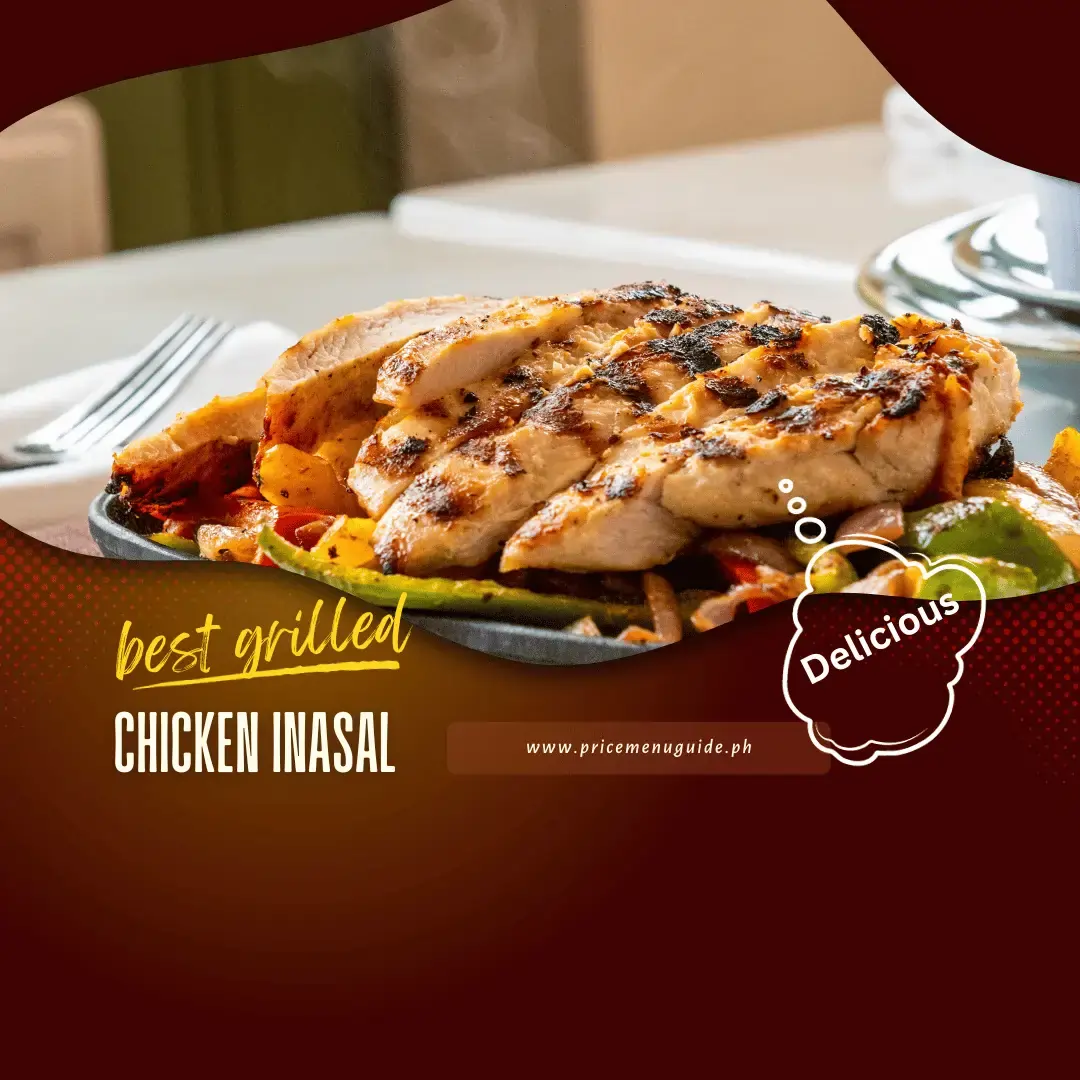 Closeup of delicius chicken inasal from mang inasal menu