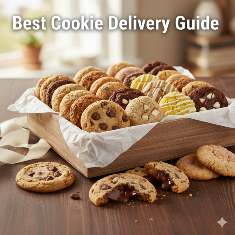 Assorted customized cookies in a gift box with personalized messages, themed designs, and small logos, showcasing thoughtful and unique cookie gifts.
